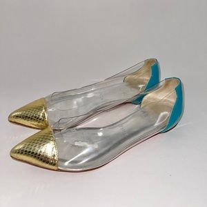 Christian Louboutin PVC Flats Size 38